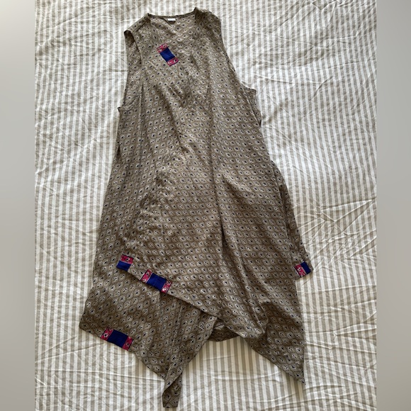 Lot of 3 Silk Sleeveless Dresses Made in India - Picture 15 of 16